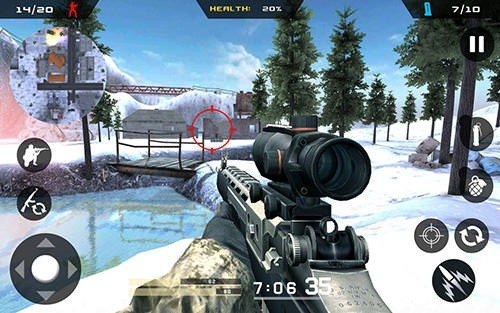 Winter Mountain Sniper: Modern Shooter Combat Android Game Image 2