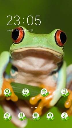 Frog CLauncher Android Theme Image 1