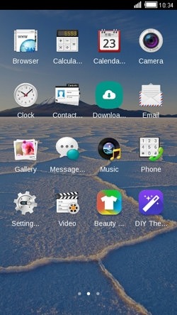 Desert CLauncher Android Theme Image 2
