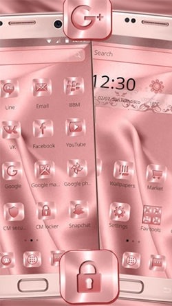 Pink Silk Android Wallpaper Image 2