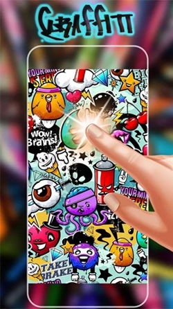 Graffiti Wall Android Wallpaper Image 1