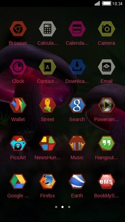 Mashrooms CLauncher Android Theme Image 2