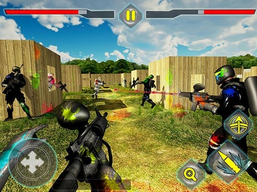 Paintball Shooting Arena: Real Battle Field Combat Android Game Image 1