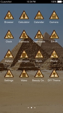 Pyramids CLauncher Android Theme Image 2