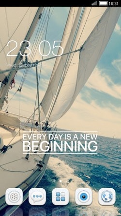 Sailing CLauncher Android Theme Image 1