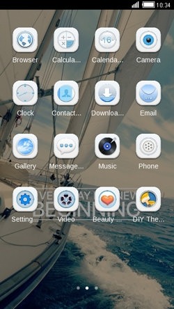 Sailing CLauncher Android Theme Image 2