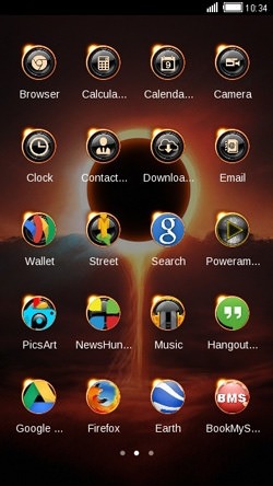 Eclipse CLauncher Android Theme Image 2