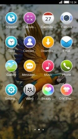 Parrot CLauncher Android Theme Image 2