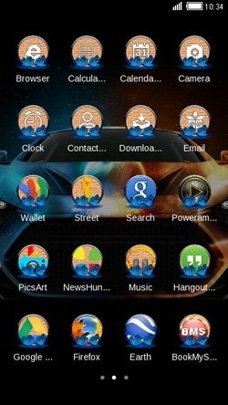 Turbo CLauncher Android Theme Image 2