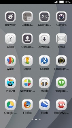 Classic White CLauncher Android Theme Image 2