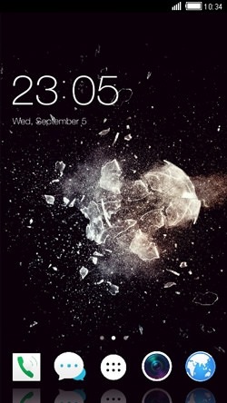 Broken CLauncher Android Theme Image 1