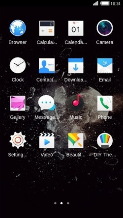 Broken CLauncher Android Theme Image 2