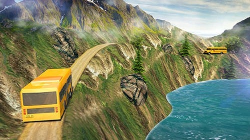 School Bus: Up Hill Driving Android Game Image 2