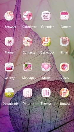 Leaves CLauncher Android Theme Image 2