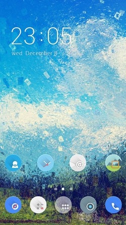 Fog CLauncher Android Theme Image 1