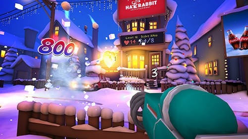 Merry Snowballs Android Game Image 2