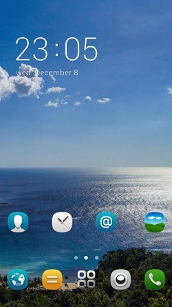 Sea Beach CLauncher Android Theme Image 1
