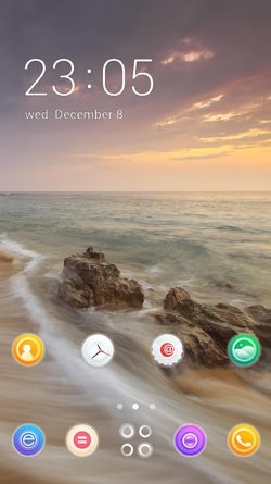 Sea CLauncher Android Theme Image 1