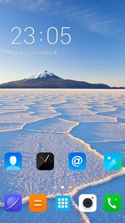 White Sand CLauncher Android Theme Image 1