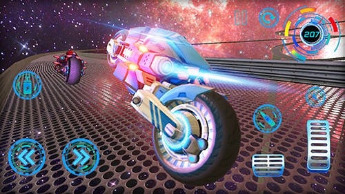 Space Bike Galaxy Race Android Game Image 2