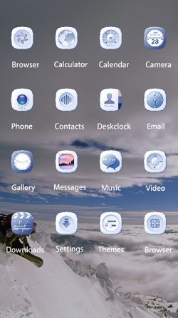 Sky CLauncher Android Theme Image 2
