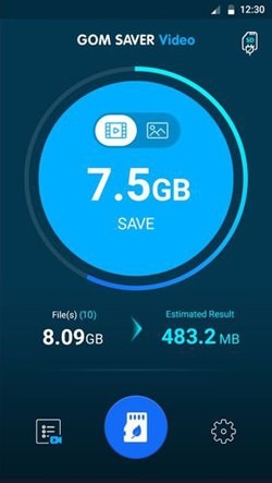 GOM Saver - Memory Storage Saver And Optimizer Android Application Image 1