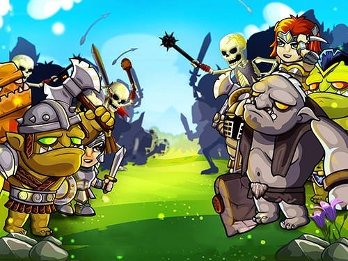 Mighty Heroes Battle: Strategy Card Game Android Game Image 1