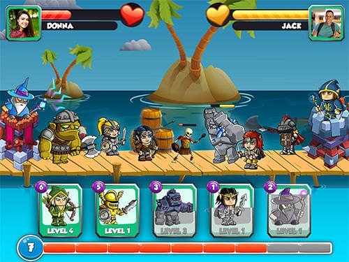 Mighty Heroes Battle: Strategy Card Game Android Game Image 2