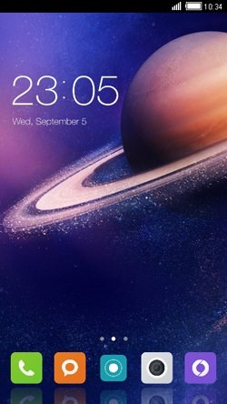 Saturn CLauncher Android Theme Image 1