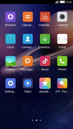 Saturn CLauncher Android Theme Image 2