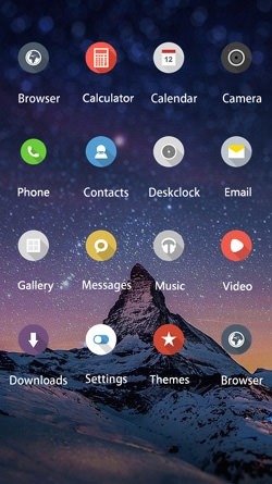 Night Stars CLauncher Android Theme Image 2