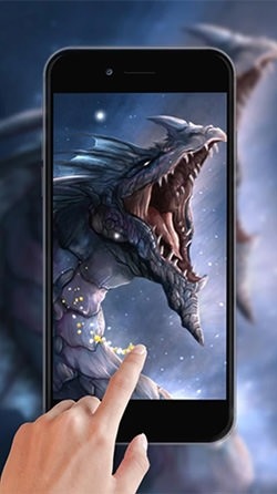 Cryptic Dragon Android Wallpaper Image 2