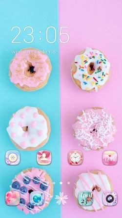 Donuts CLauncher Android Theme Image 1