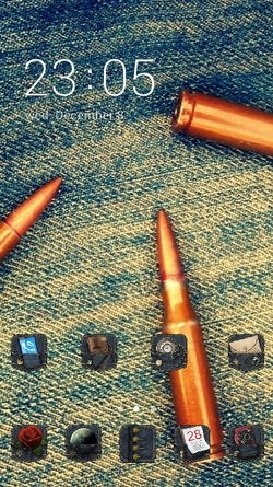 Bullets CLauncher Android Theme Image 1