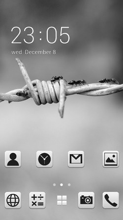 Wire CLauncher Android Theme Image 1