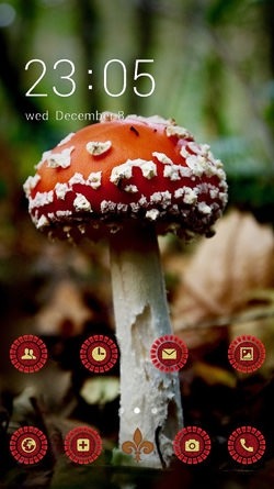 Mushroom CLauncher Android Theme Image 1