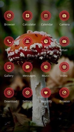 Mushroom CLauncher Android Theme Image 2