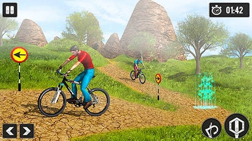 MTB Downhill Cycle Race Android Game Image 1