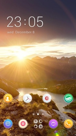 Sunshine CLauncher Android Theme Image 1