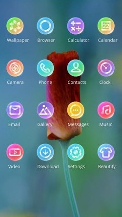 Flower CLauncher Android Theme Image 2