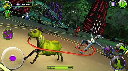 Scary Goat Space Rampage Android Game Image 2