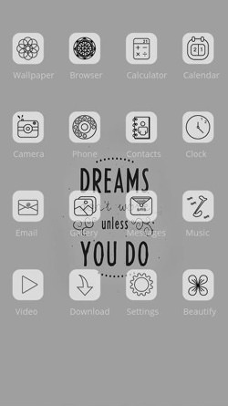 Quote CLauncher Android Theme Image 2
