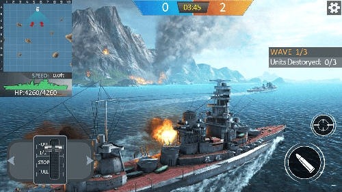 Warship Sea Battle Android Game Image 2