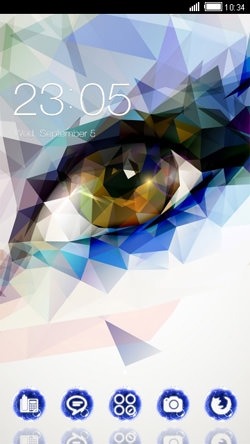 Eye CLauncher Android Theme Image 1