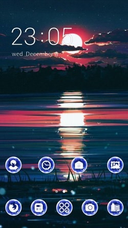 Moonlight CLauncher Android Theme Image 1