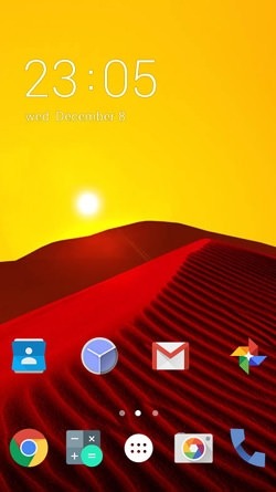 Desert CLauncher Android Theme Image 1