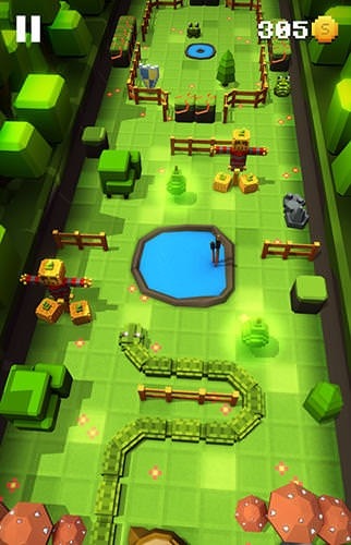 Blocky Snakes Android Game Image 1