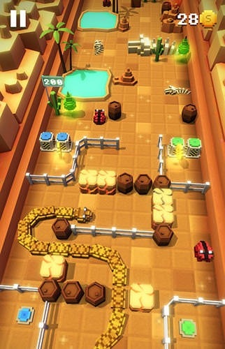 Blocky Snakes Android Game Image 2