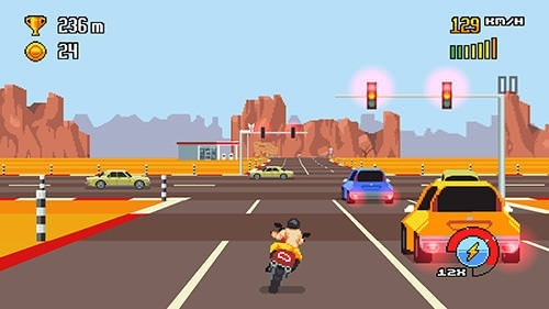 Retro Highway Android Game Image 2