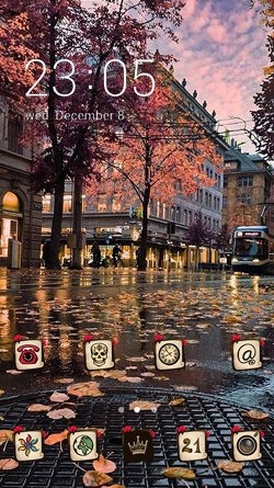 Autumn Street CLauncher Android Theme Image 1